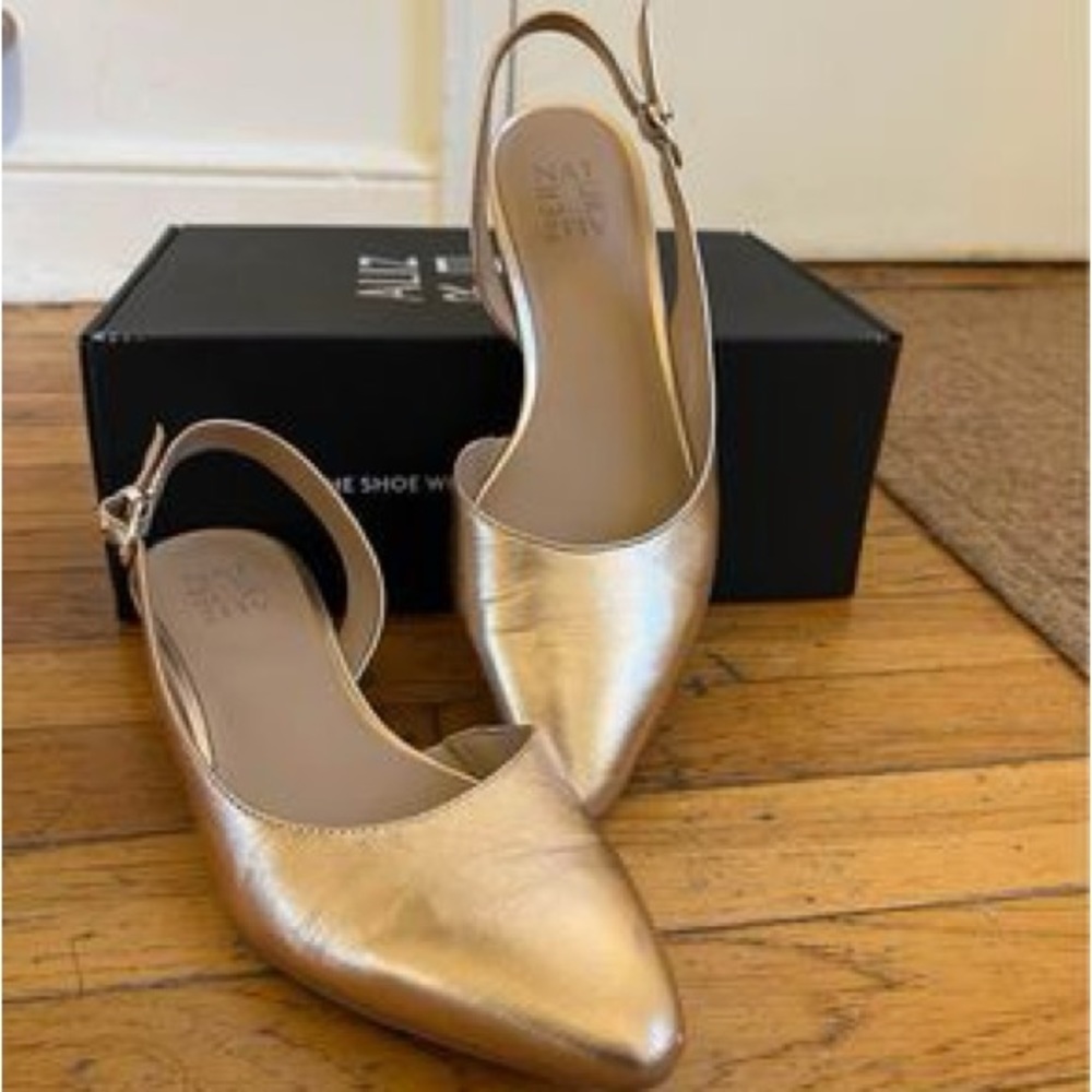 Naturalizer Banks Slingback 7.5W Gold